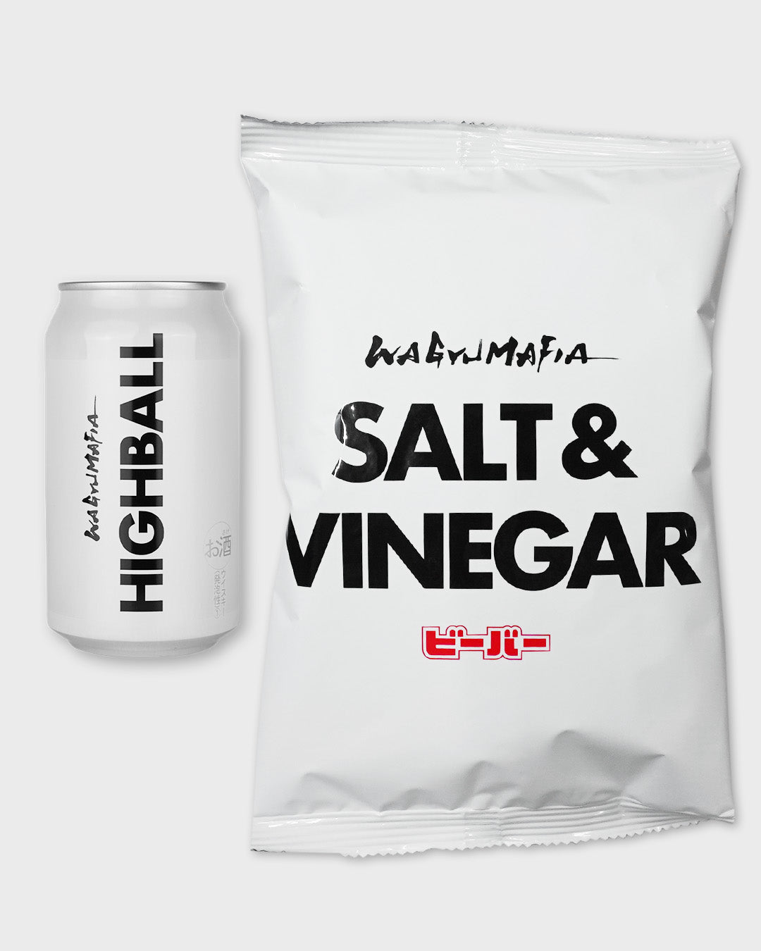 WAGYUMAFIA ORIGINAL HIGHBALL(24cans)&WAGYUMAFIA SALT&VINEGARビーバー(12袋)