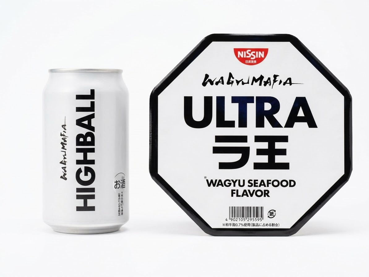 WAGYUMAFIA ORIGINAL HIGHBALL (24cans) & WAGYUMAFIA ULTRAラ王 WAGYU SEAFOOD FLAVOR (1ケース12食入)